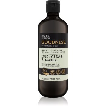 Baylis & Harding Goodness Oud, Cedar & Amber gel de duș - imagine 2